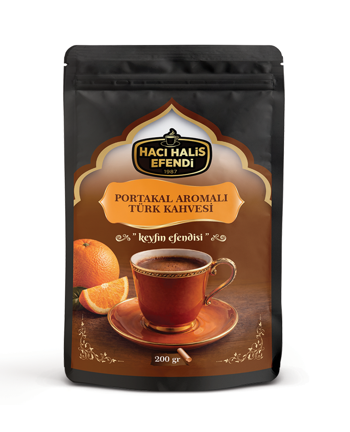 Portakal Aromalı Türk Kahvesi